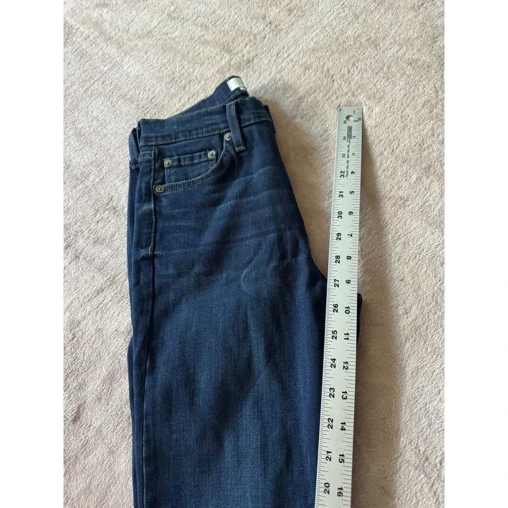 Pistola Womens‎ Mid Rise Blue Denim Skinny Raw Hem Size 26
